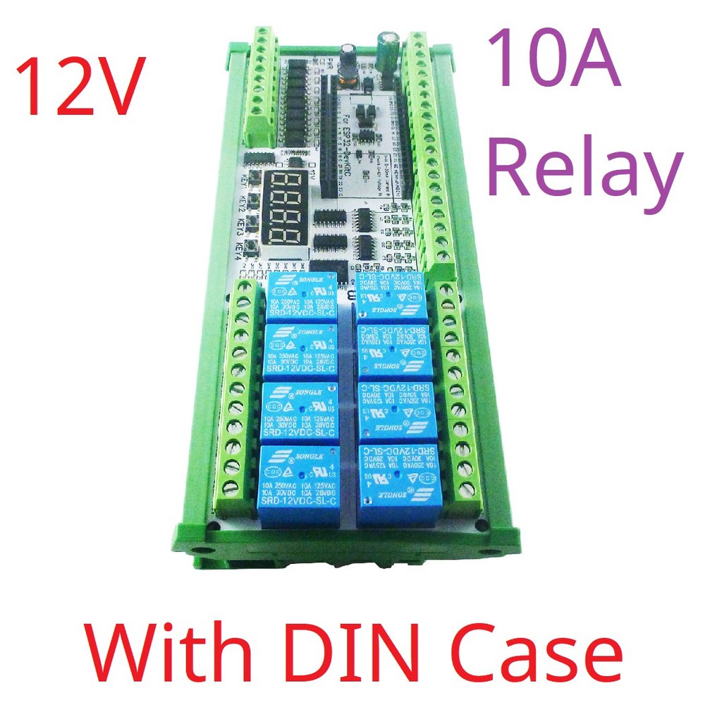 아날로그 컬렉션 와이파이 릴레이 스위치, ES32A08 ESP-WROOM-32 ESP32 DC 12V 24V 8AI-8DI-8DO 확장 RS485 4-20MA 0-5V 0-10V 57,200원