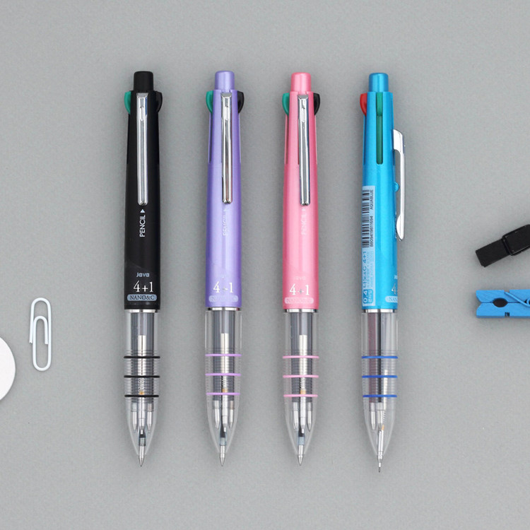 자바펜 나노C 4+1 멀티펜(흑청적+샤프)0.4mm 3,500원