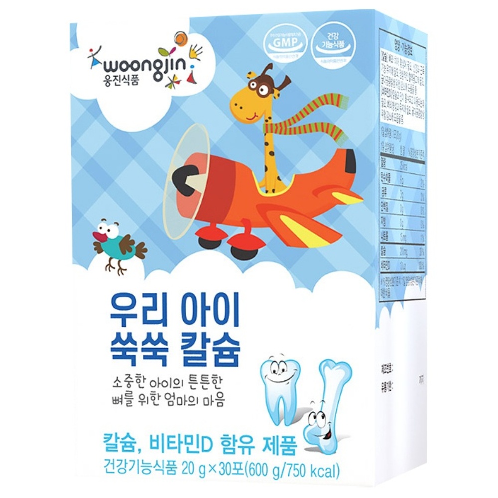 웅진 우리 아이 쑥쑥 칼슘 젤리 30p, 600g, 1개, 현재가 17,800원