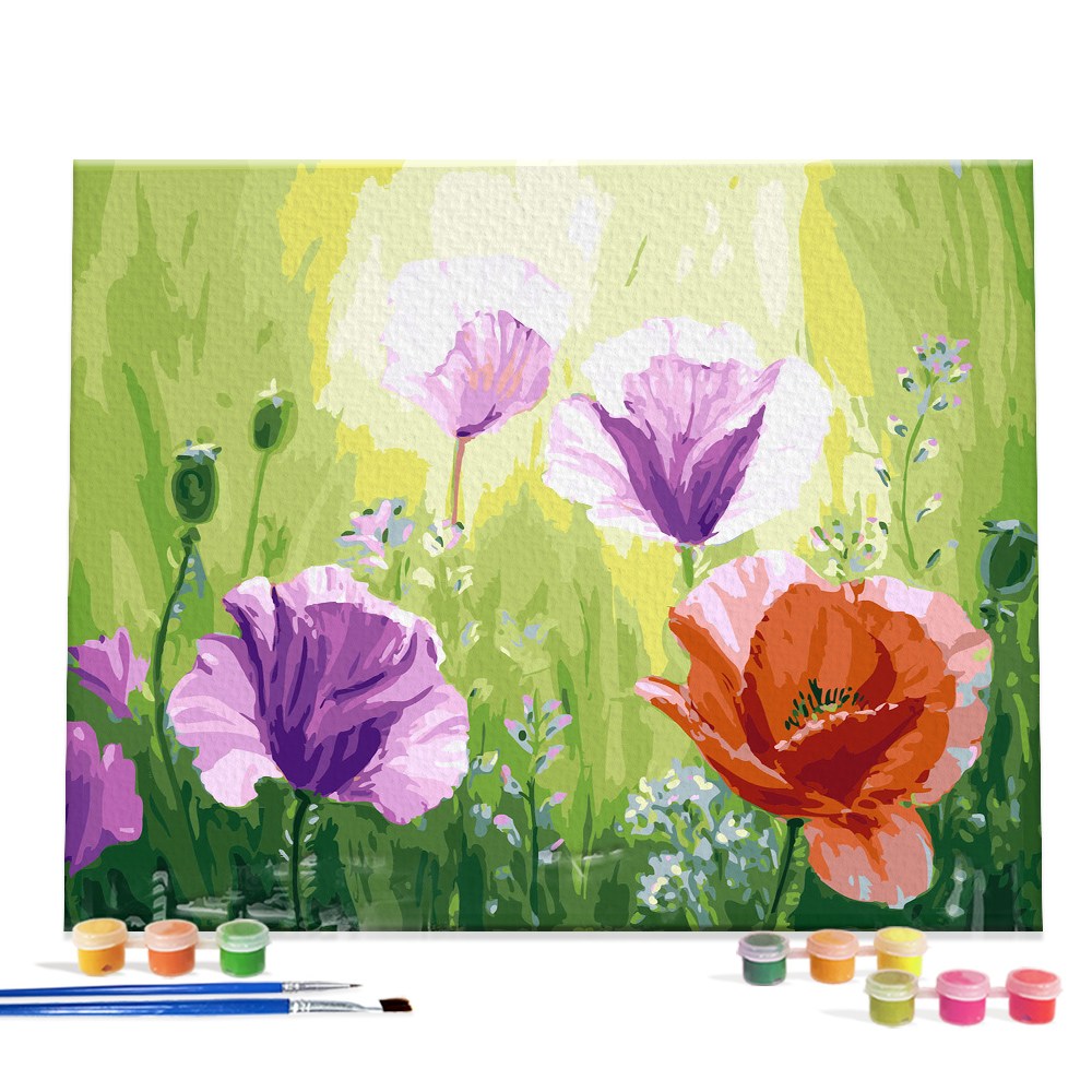 아이러브페인팅 DIY캔버스형 그림그리기 40x50cm 꽃과 오후, 단품, 1개 14,800원