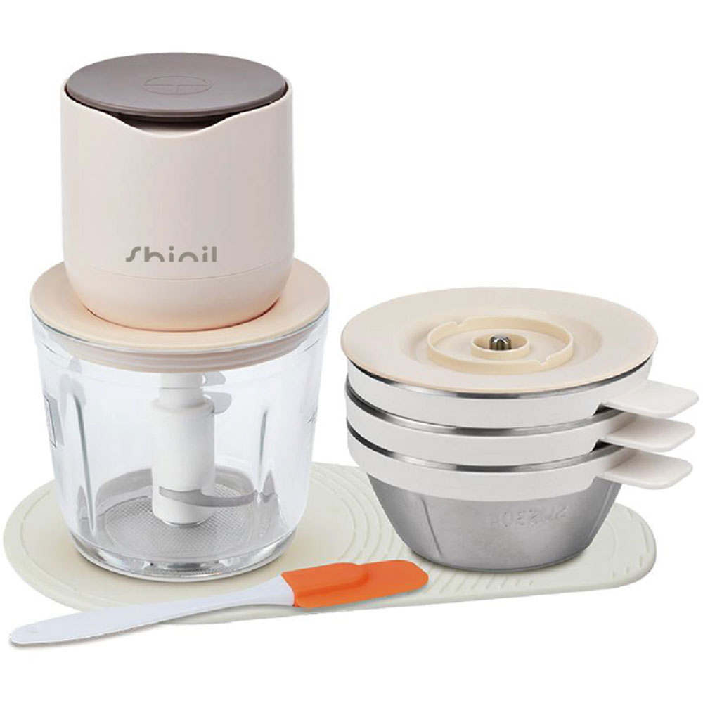 신일 강력 무선 야채 다지기 내열 유리 SUS 304 스텐 600ml, SFM-T100KM 베이지 75,050원
