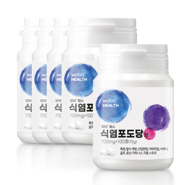 와브헬스 식염 포도당 정 스포츠 에너지 캔디 사탕 전해질 부족 보충제 22,750원