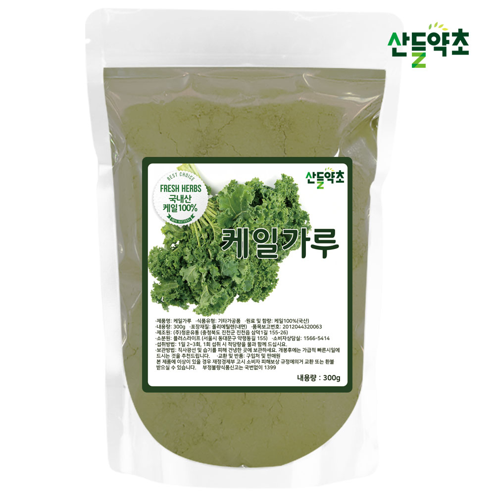 산들약초 케일가루 분말 300g 국산, 300g, 1개 12,000원