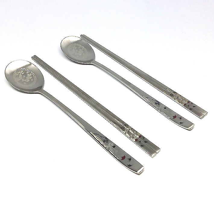 테이블아트 국산 십장생 학 수저 2인세트 6,970원