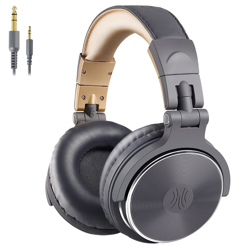 원오디오 PRO20 모니터링 헤드폰 오버이어 밀폐형 듀얼잭 유선 헤드셋, 그레이 골드 55,000원
