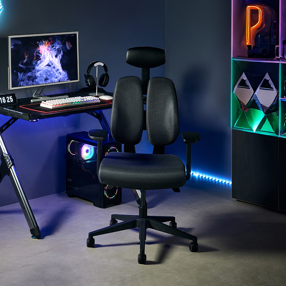 듀오백 게이밍 메쉬 의자 DX2-HDA-C 방문설치, 그레이 369,000원