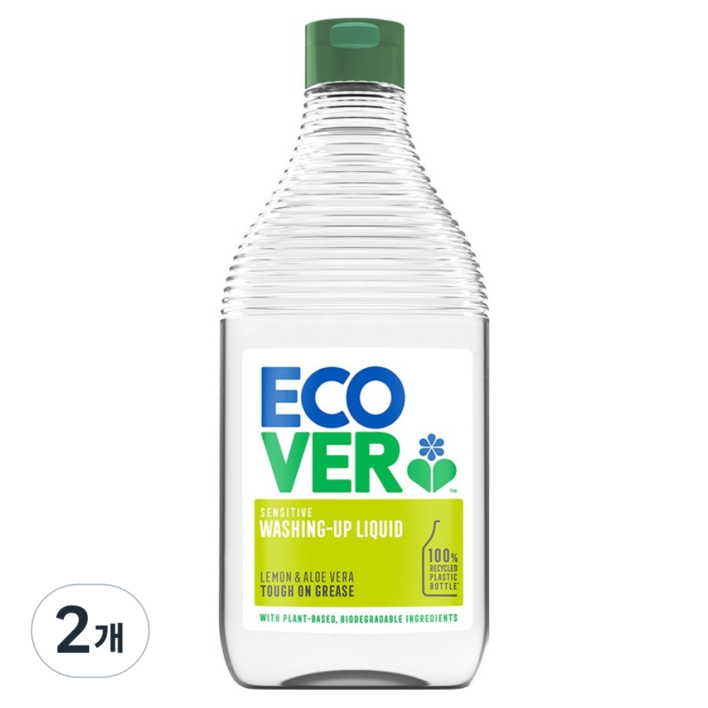 에코버 레몬 알로에 주방세제, 450ml, 2개 15,800원