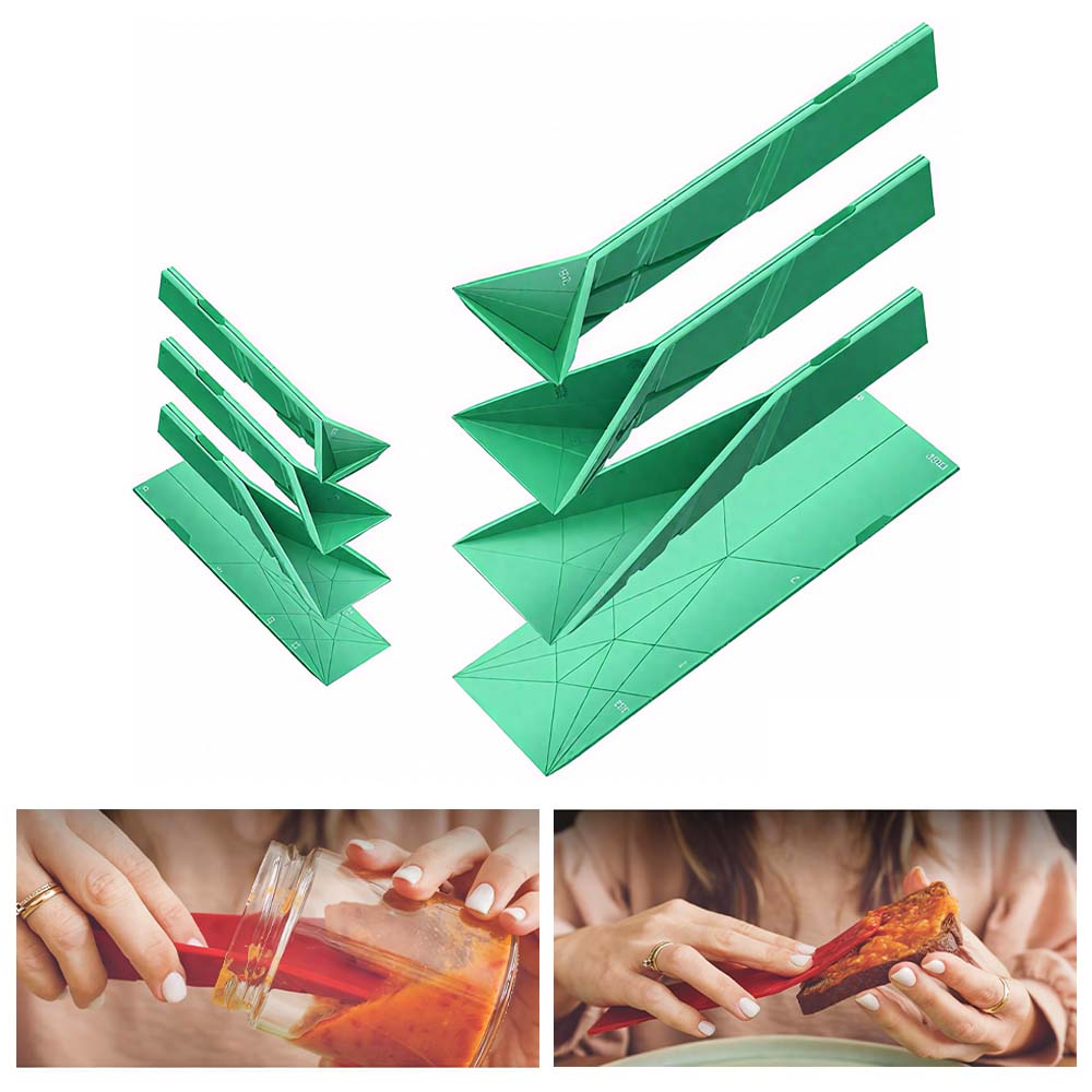 루베이 내구성 실리콘 계량 스푼 접이식 디자인 사이즈 조절측정 향신료/베이킹/조리, 녹색, 2개 9,900원