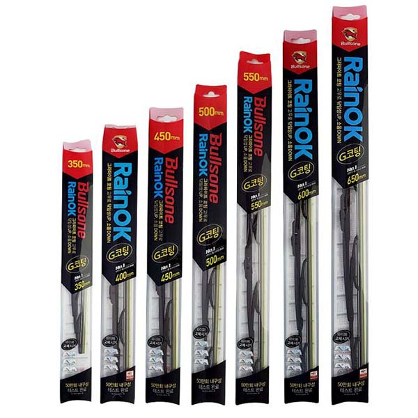 Bullsone 레인OK와이퍼 그라파이트코팅고무 닦임성UP 소음DOWN 11,900원