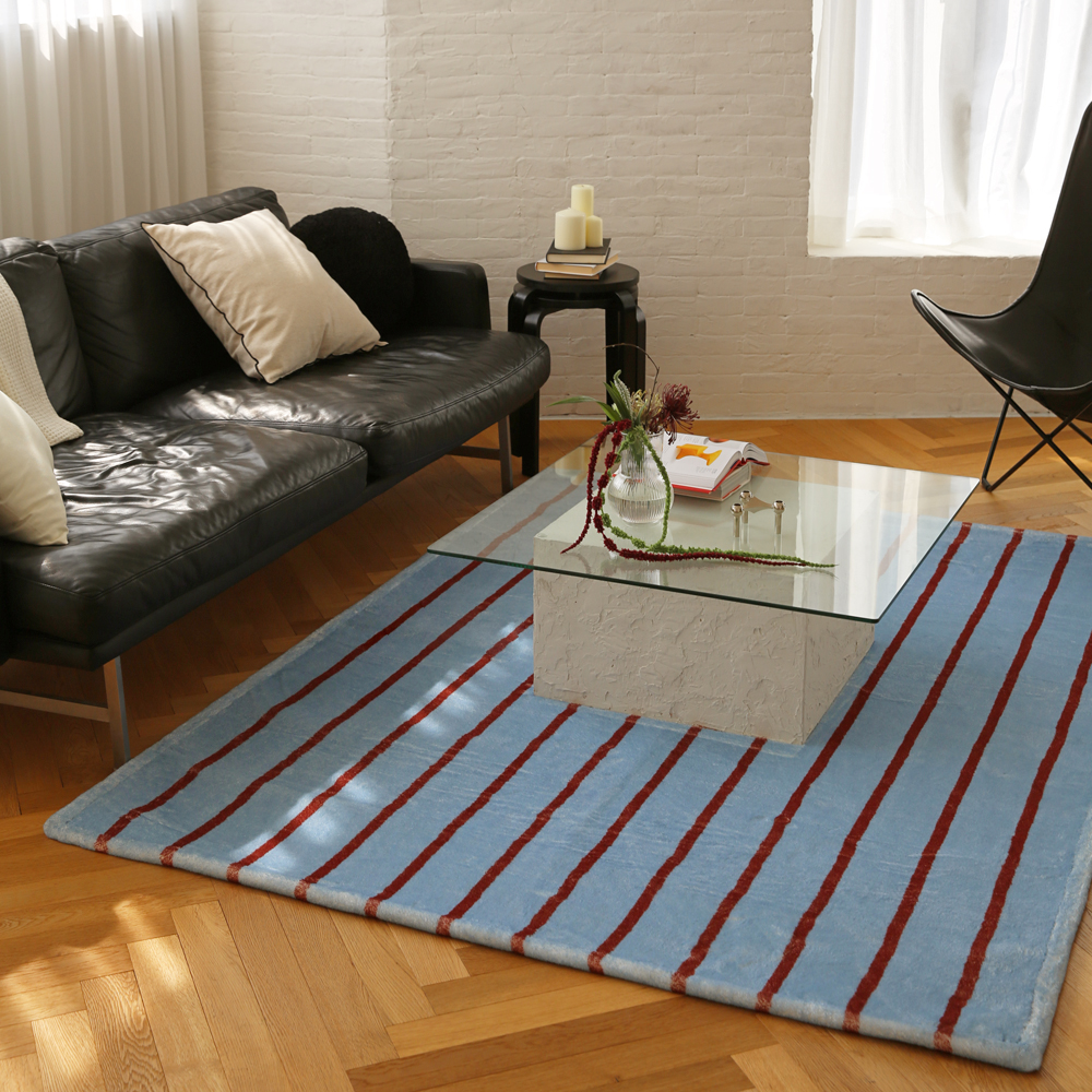 더프리그 베이직 스트라이프 심플 빈티지 거실 러그 98,900원