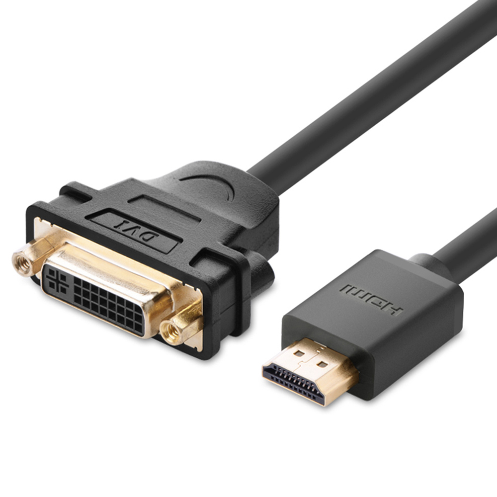 유그린 DVI HDMI 양방향 변환 젠더 케이블, 1개, 20136 6,900원