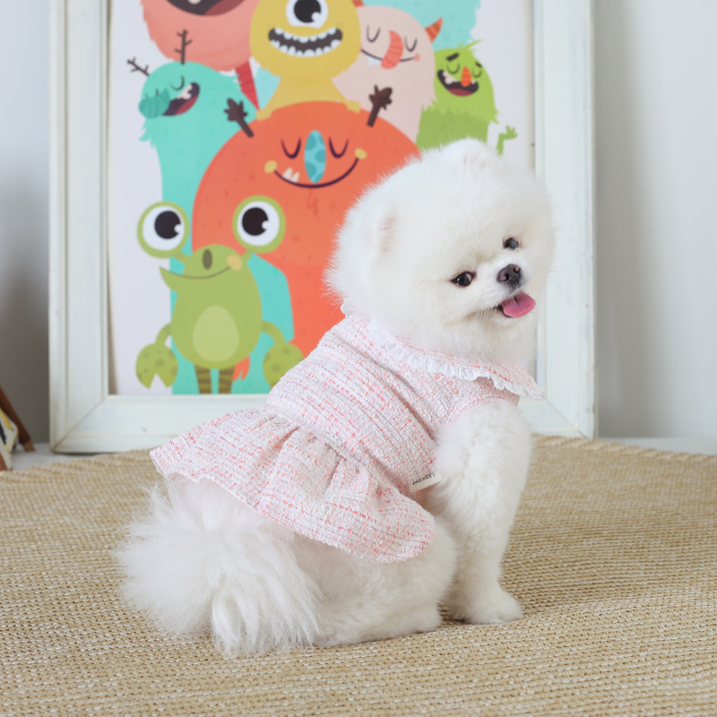 에이미러브즈펫 반려동물 LA 트위드 크롭 원피스 23,690원