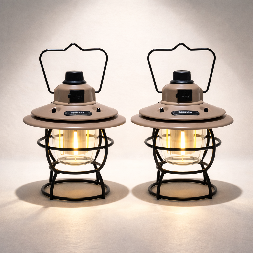 엘린 1+1 캠핑 감성 조명 2종 세트 C타입 충전식 무선 LED 3가지 색상 무드등 19,800원