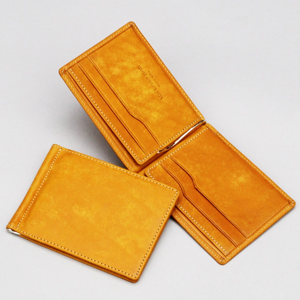 마뜨 클래식 초경량 소가죽 이니셜 각인 남성 슬림 머니클립 106,000원