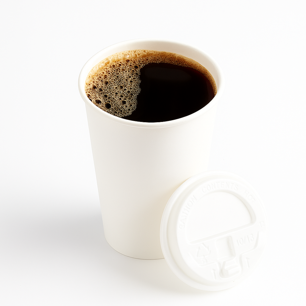 눈꽃나무 13온스 종이컵 흰색 뚜껑 세트 63,850원