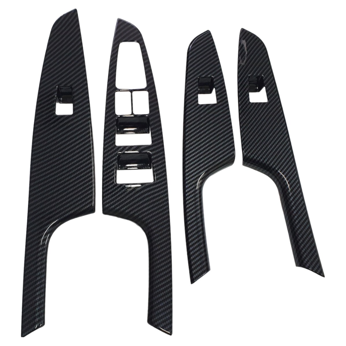 미켈라토 올뉴투싼TL 투싼 페이스리프트 튜닝 카본몰딩 실내 기스방지 커버 용품, 카본블랙_02 윈도우버튼4pcs(열선무), 기타 38,800원