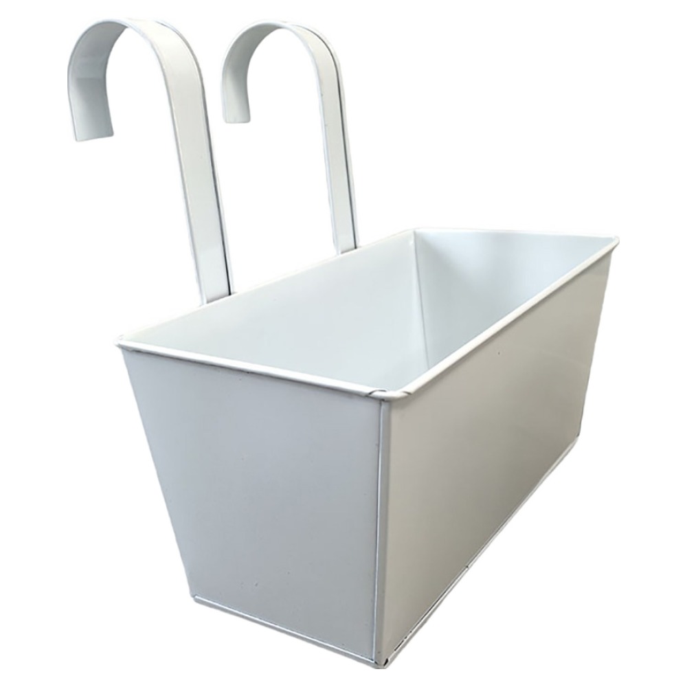 알럽홈 발코니 난간 화분 걸이 L265-48, 화이트(L265-48W), 1개 13,900원