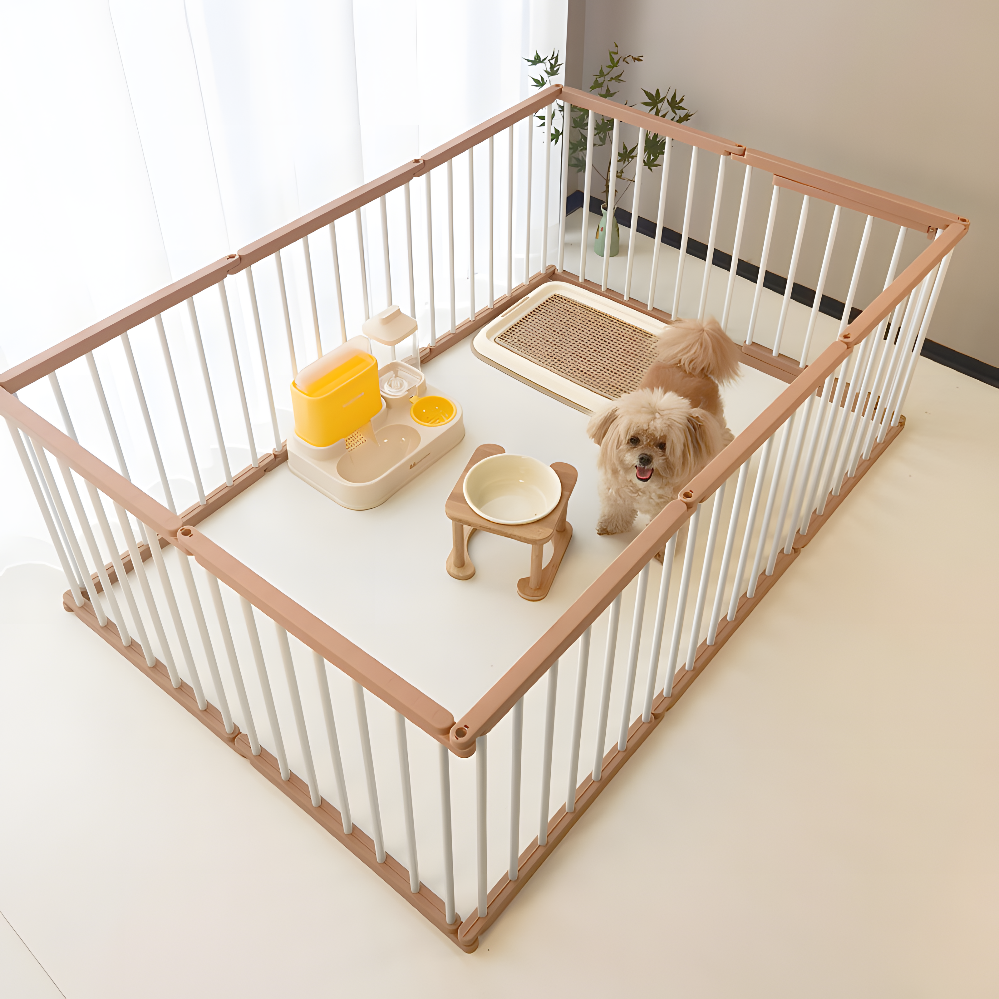 마루멍 강아지 울타리 확장형 펜스 8P 72,000원