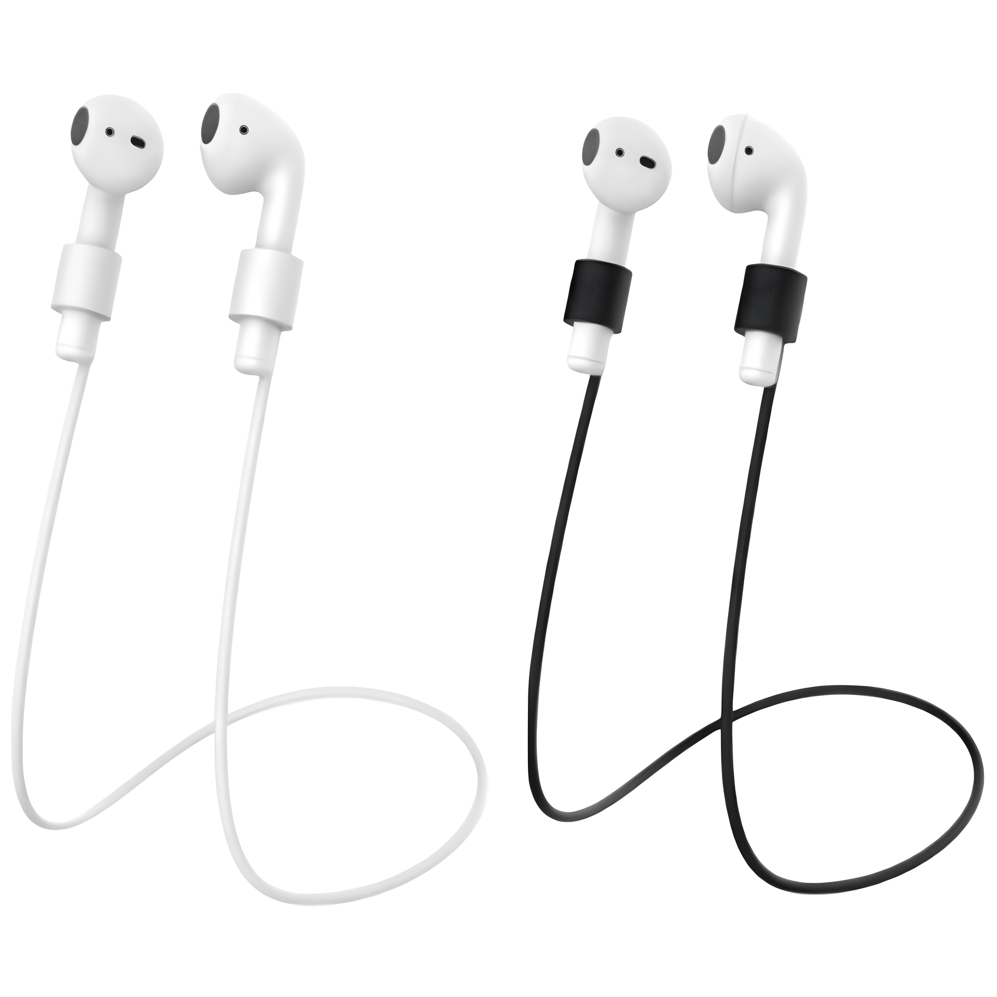 더에일 무선 이어폰 분실방지 마그네틱 스트랩 목걸이 줄 2P, 블랙1P, 화이트1P, 1세트 8,900원