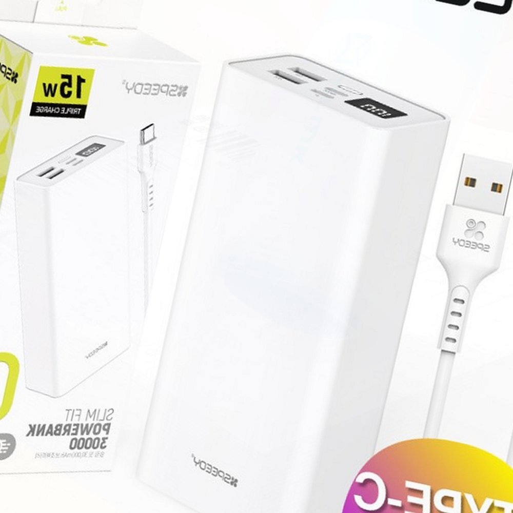 스피디 보조배터리 30000mAh 15W 슬림 대용량 휴대용 63,750원