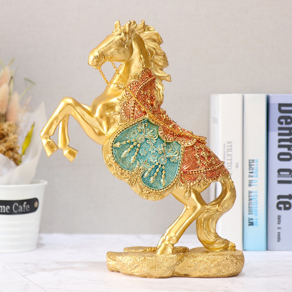 성공 기원 골드 큐빅 말 장식품 인테리어 소품 개업 선물 34,500원