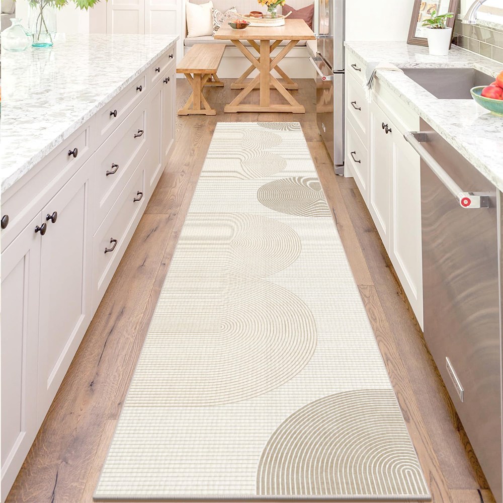 북유럽 크림풍 카펫 호텔 복도 매트 롱 카펫 벨벳 폴딩 무흔적 미끄럼방지 손세탁 세탁기 가능 미니 러그 거실 복도 현관 욕실 주방 이사 선물 45,900원