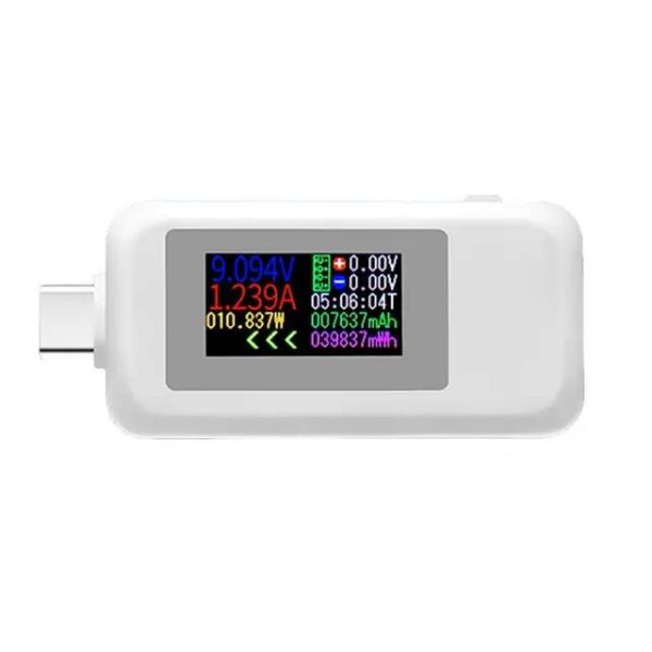 전압계Type-C USB 테스터 실용 KWS-1902C 전압 및 4-30V 0-5A 전력계 컬러 디스플레이 R9UF 18,400원