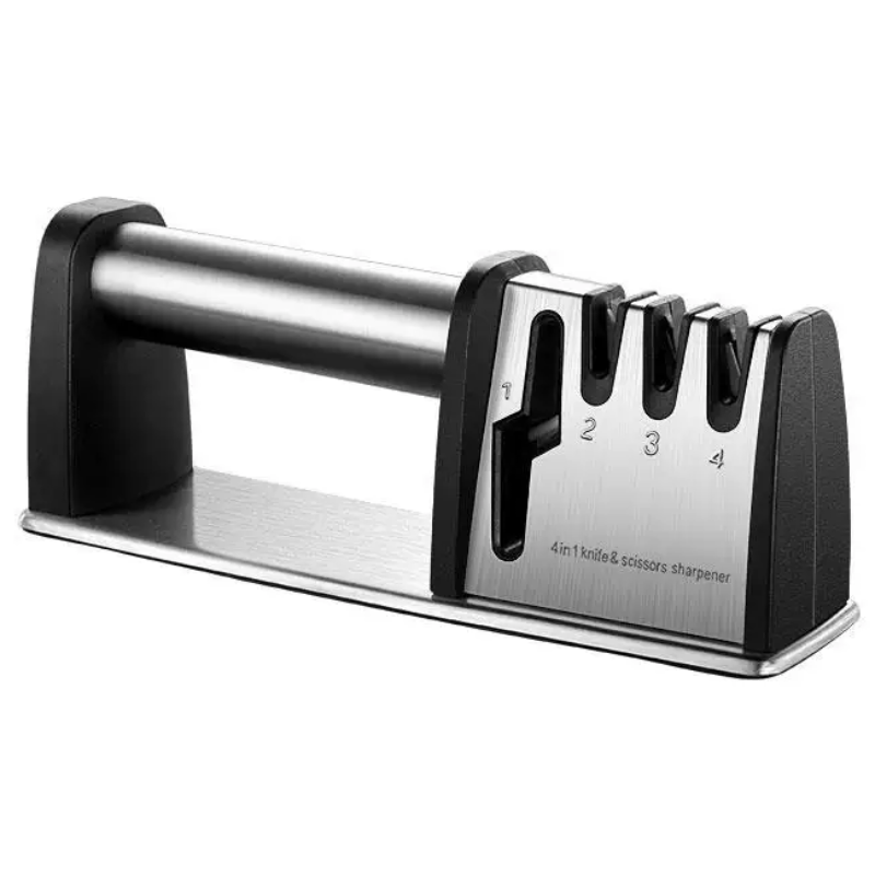 잇센스 칼갈이 기계 숫돌 샤프너 가위갈이 연마기, 1개, 실버 12,800원