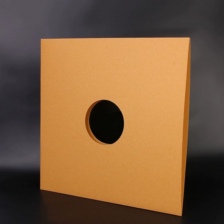 LP판 레코드판 종이 7인치 엘피 50장 케이스, 12인치 구멍 있는 브라운 크래프트지, 기본 모델명/품번 15,100원