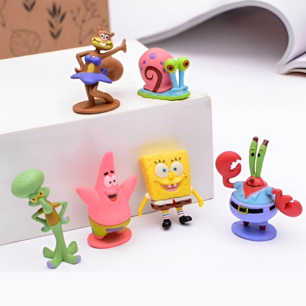스펀지밥 피규어 6종세트 6,500원