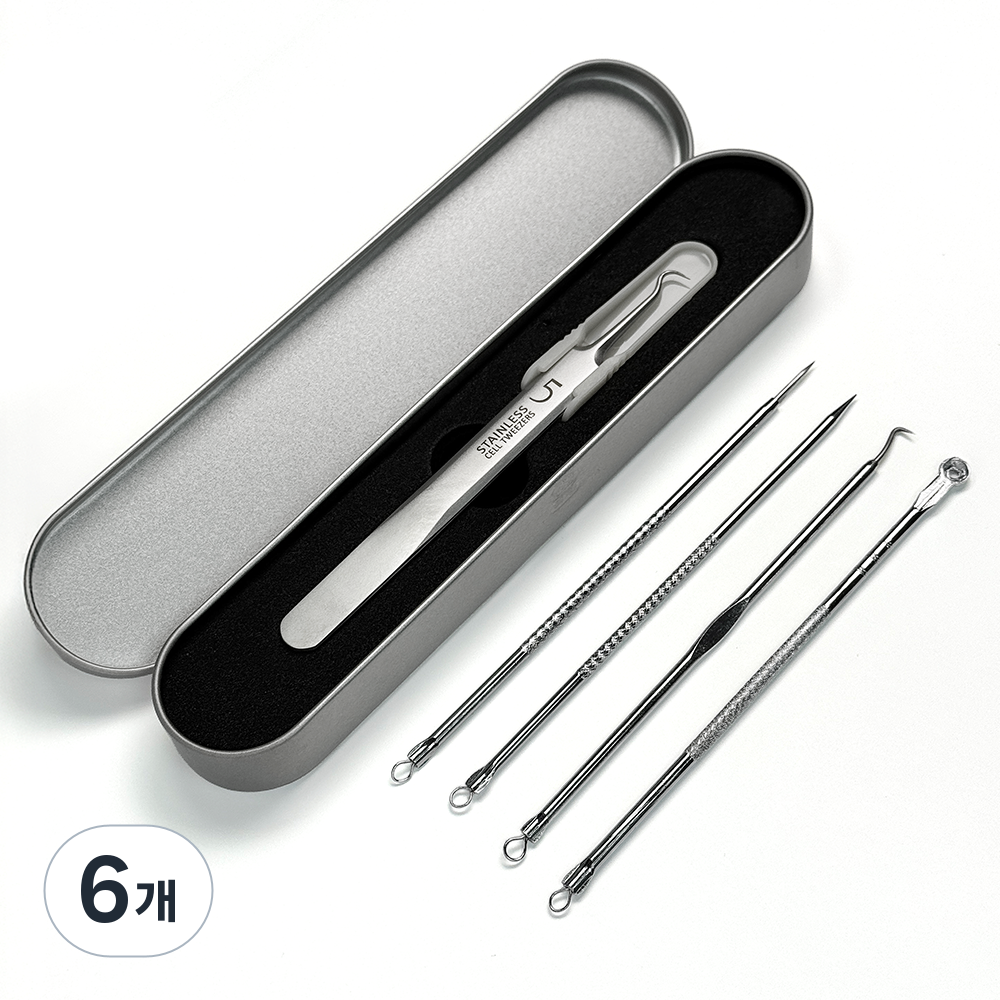 슈어만 전문가 초정밀 핀셋 여드름 관리 큐렛, 6개, 후크 71,900원