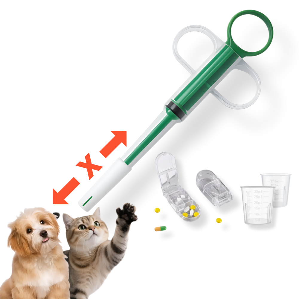 린어펫 강아지 고양이 올인원 일체형 투약기 키트, 1개, 그린 10,900원