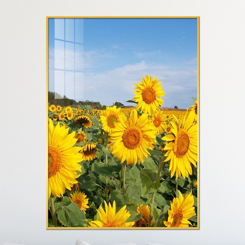 아트블루 황금 해바라기 꽃밭 풍경화 돈 들어오는 그림 인테리어 액자, 10번 해바라기 꽃밭_Y 78,900원