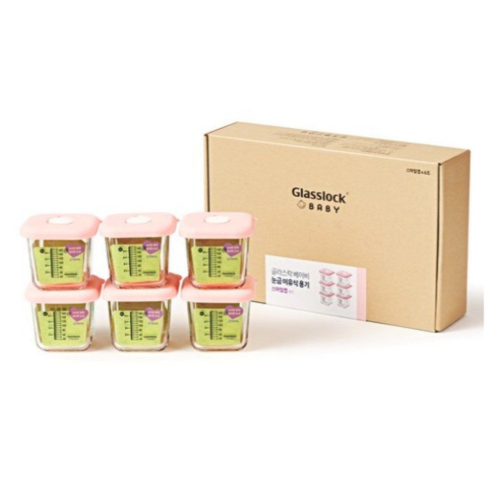 글라스락 눈금 이유식 큰용량 스마일캡 핑크에디션 653,180원