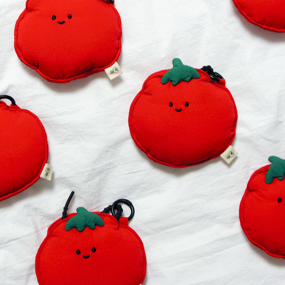 올데이오브제 토마토 인형키링 에어팟파우치 키링 가방 백꾸 백참, 1개, 빨강 13,900원