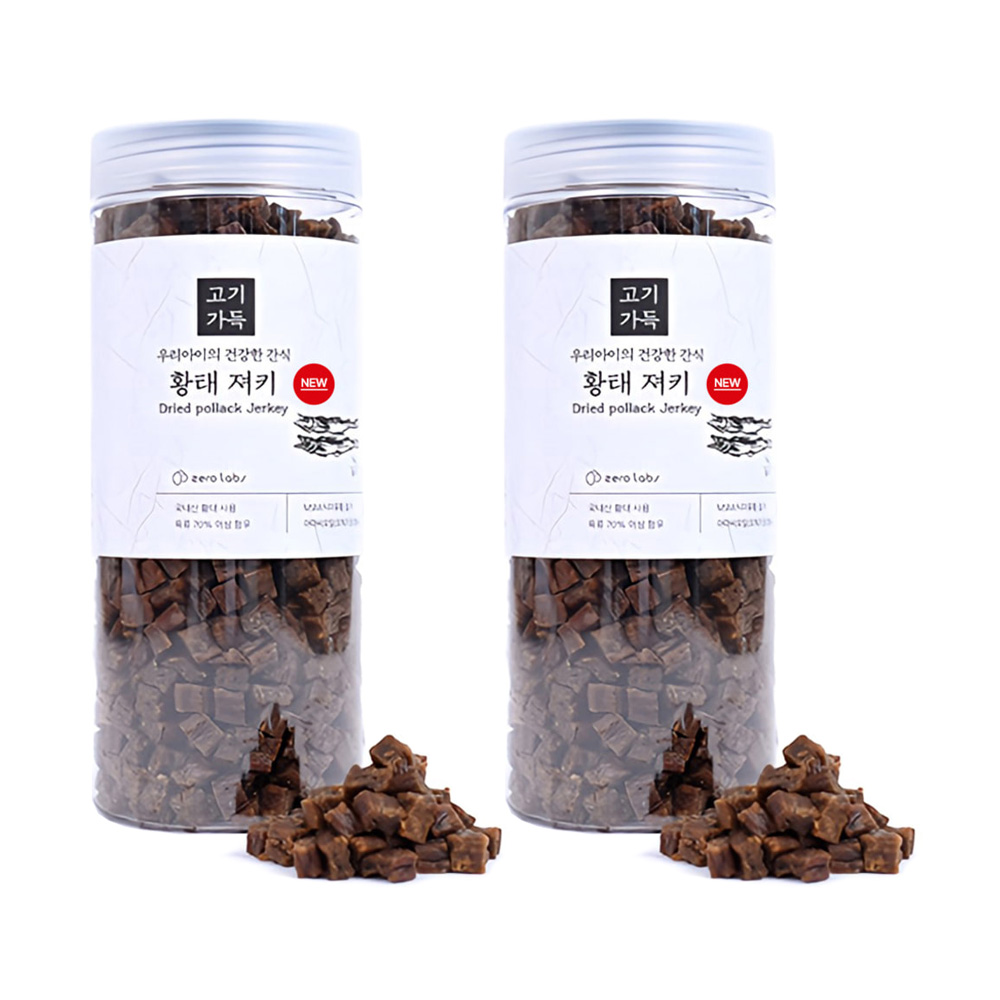 제로랩스 고기가득 강아지 노즈워크 져키, 2개, 1kg, 황태 39,800원