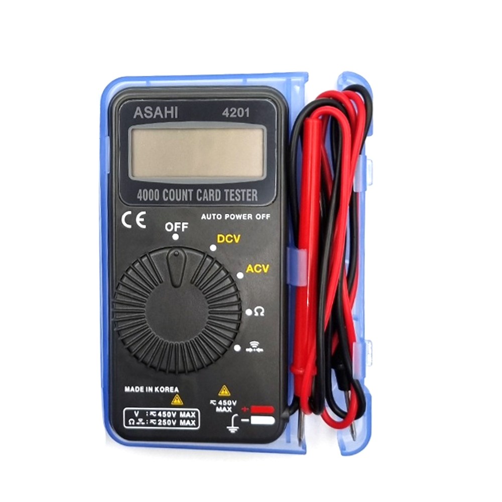 테스터기 테스터 멀티 측정 포켓 공구 측정기 전압 저항 AC DC 후쿠메타 전기 전자 디지털 계측기, 1개 16,400원