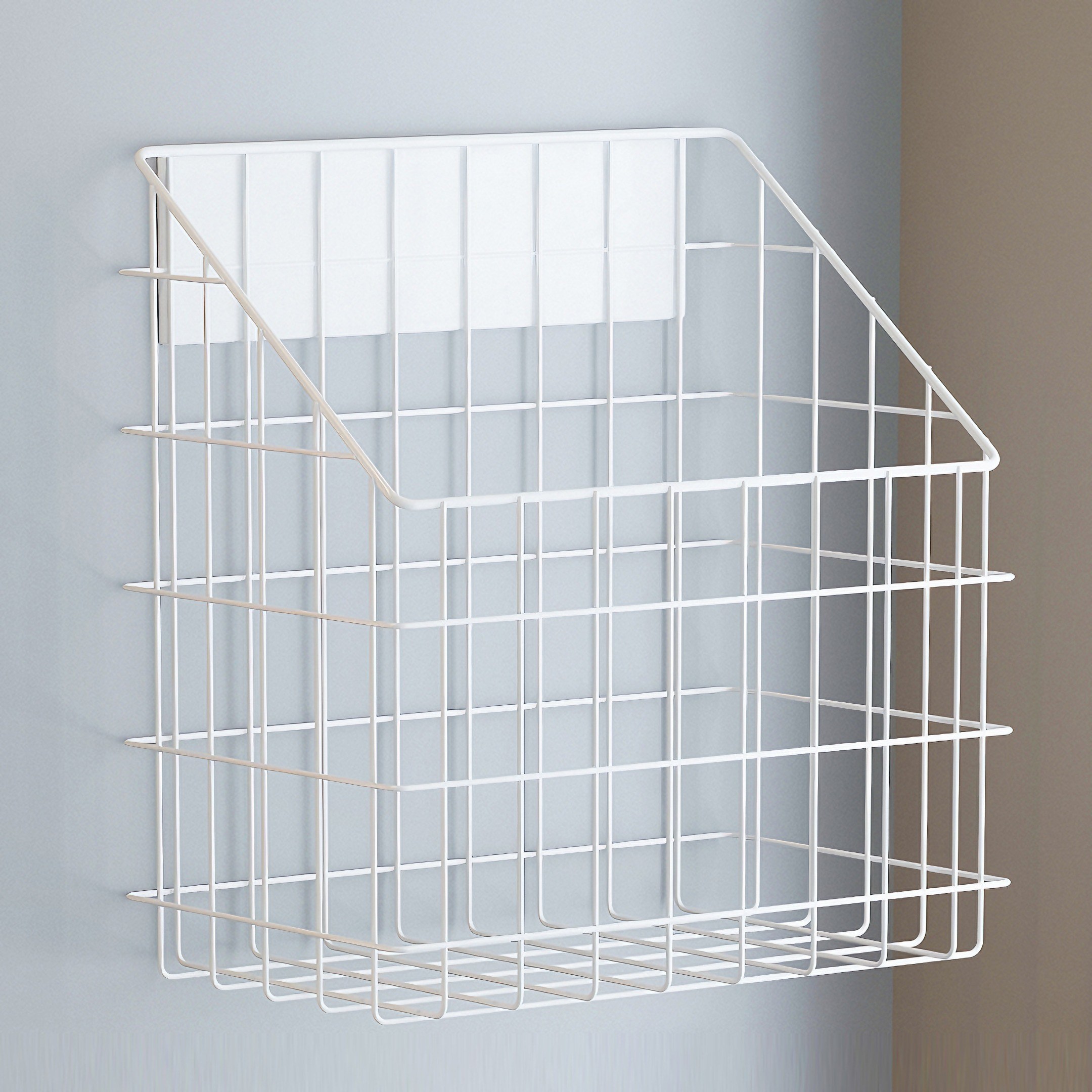 라슈에뜨 공중부양 자석 빨래바구니 바구니 무타공 세탁기 마그네틱 빨래 바스켓, 화이트 (31 x 18  x 33 cm) 23,900원