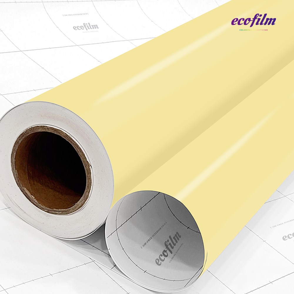 에코필름 고광택 소프트글로우 인테리어필름 1롤(25M/50M) 유광 단색 10종, 스위티버터 HC04 220,000원