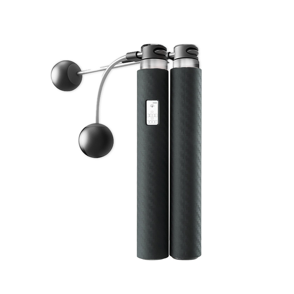 앳플리 앱 연동 충전형 스마트 줄넘기 피우, 블랙, 1개 29,900원