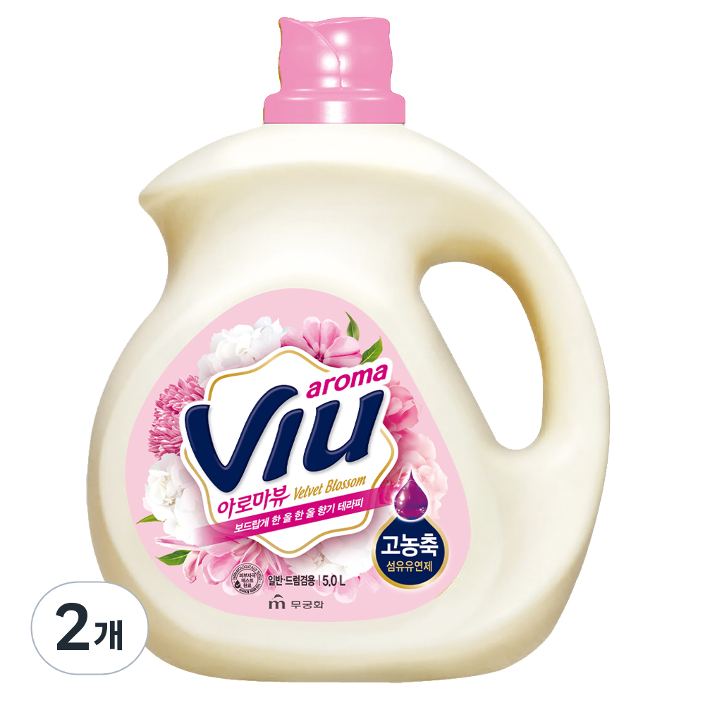아로마뷰 무궁화 섬유유연제 벨벳 블라썸 본품, 2개, 5L 26,480원