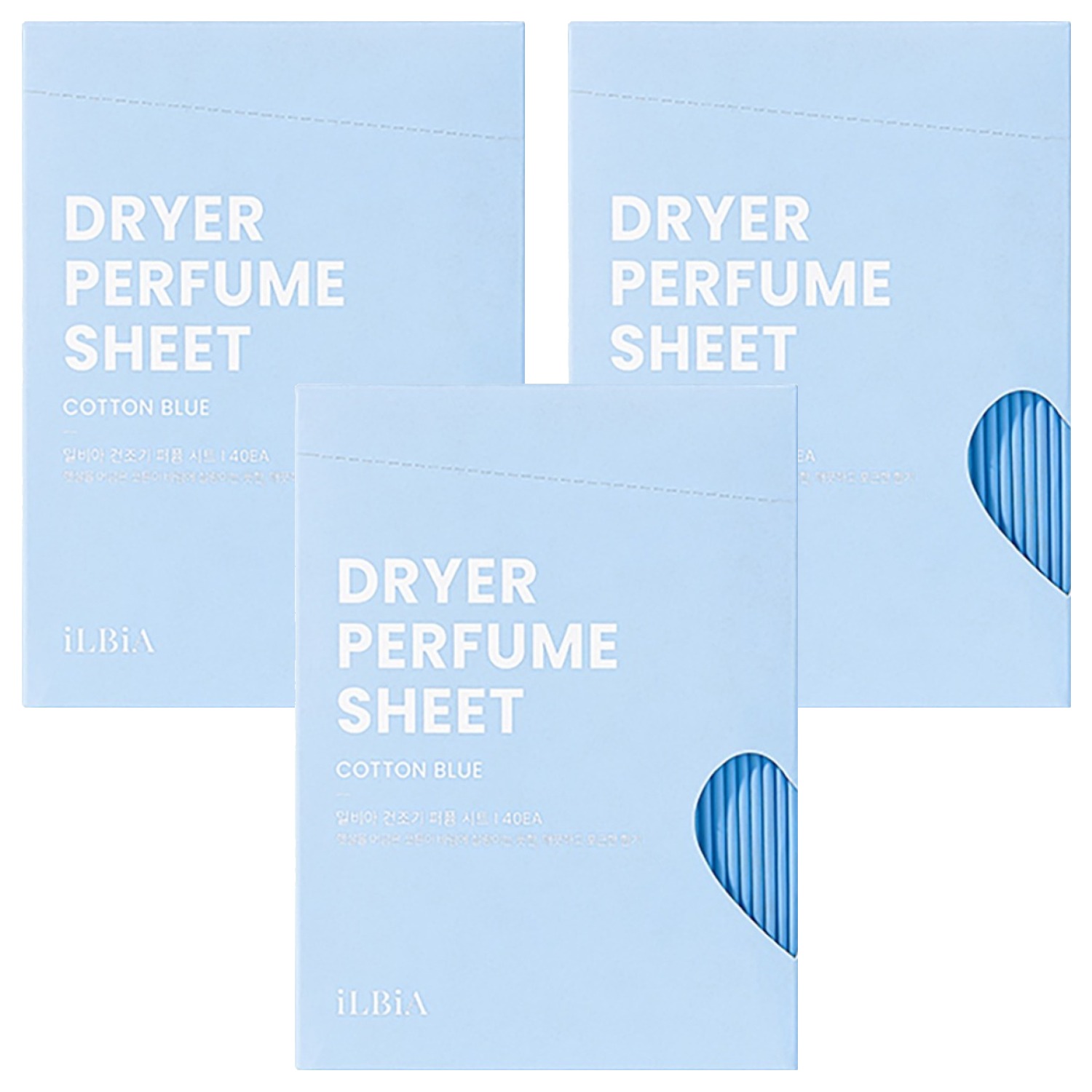 일비아 일반용 건조기 퍼퓸 시트 섬유유연제 코튼 블루 본품 31,240원