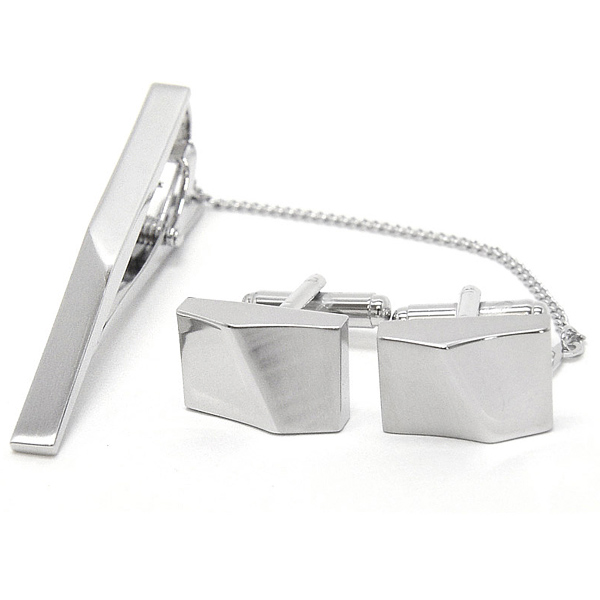 젠틀안트 명품넥타이핀 커프스버튼 커프스링크 세트 GR08-1D809 실버 83,000원