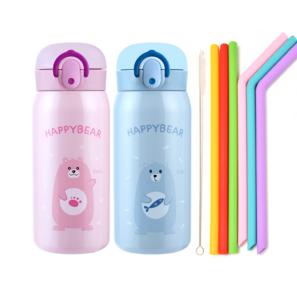 해피베어 원터치 보온보냉병 2종 + 빨대 6p 세트 23,390원