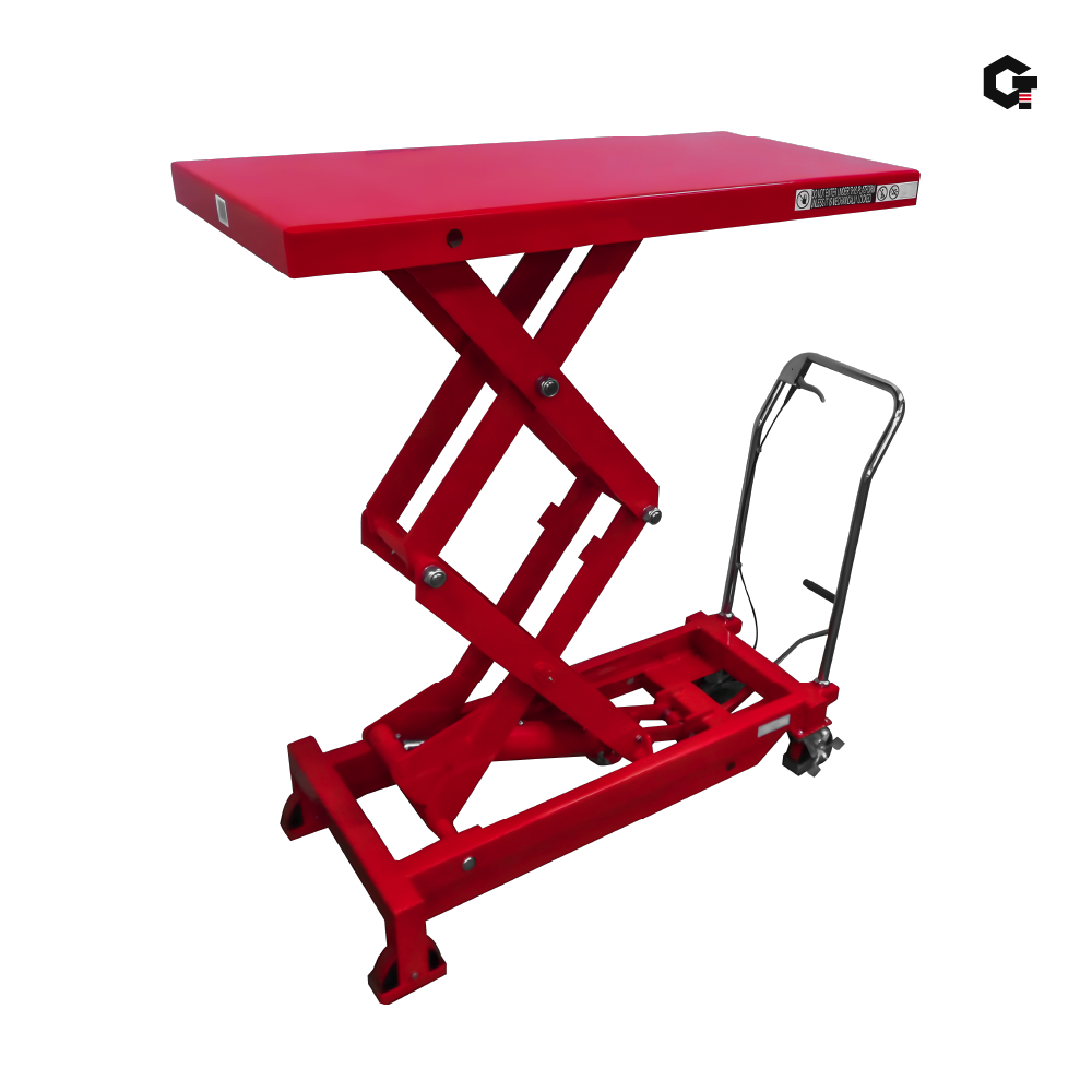 UDT 2단형 더블 유압 리프트 테이블 트럭 이동식 작업용 운반 700kg MT70D 1,320,000원