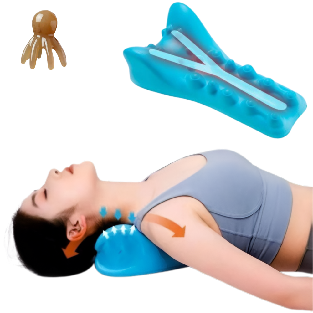 목마사지기 목 지압기 어꺠 등 경추 안마기 스트레칭 12,810원