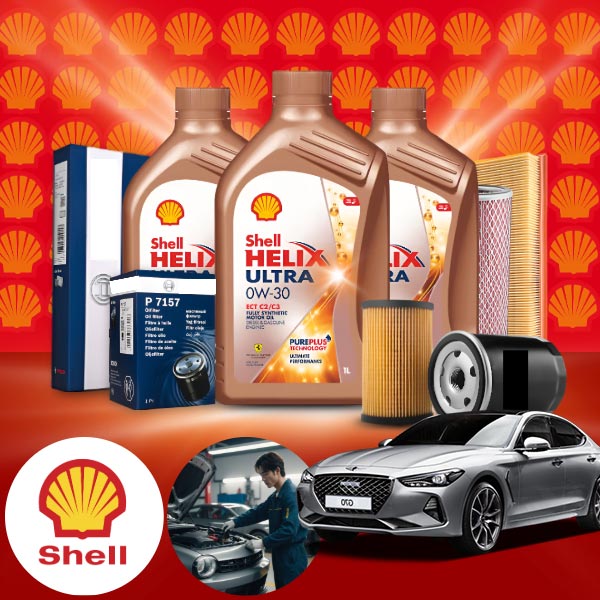 제네시스G70(~20) 2.0T-GDI 가솔린 쉘 힐릭스 울트라 0W-30 엔진오일 필터세트 6리터 109,500원