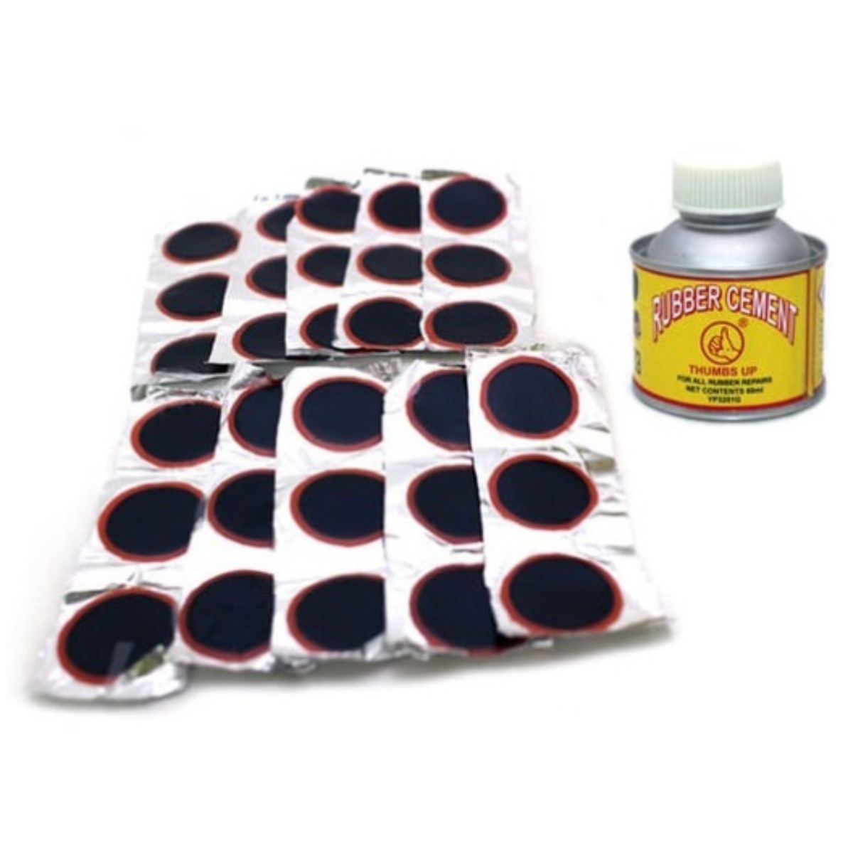 자전거 펑크패치 thumps up 패치30장+본드60ml ( 대만 ) 튜브수리 6,800원