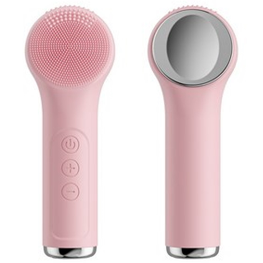 [C타입] 리빙가을 온열마사지 미세모브러쉬 실리콘 진동클렌저, 핑크, SSD10 22,800원