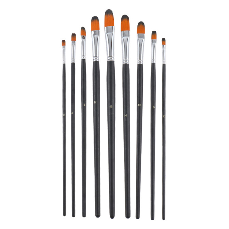 메이크마인 미술 수채화 그림 나일론 둥근 붓 9종 세트, 0호, 2호, 4호, 6호, 8호, 10호, 12호, 14호, 16호, 1세트 11,890원